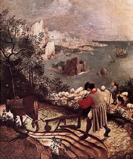 Pieter Bruegel the Elder Landscape with the Fall of Icarus